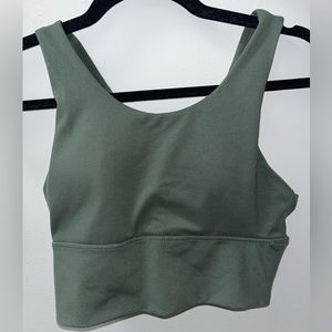 Thick strap workout top / sports bra
